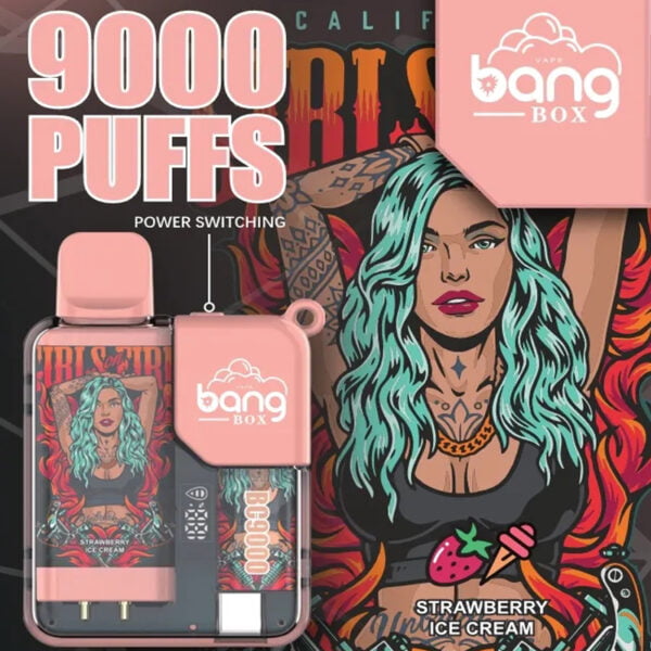 Bang Box 9000 Puffs 0% 2% 3% 5% Nicotina Recarregável LED Pover Display Vape Descartável Atacado - ChaseVape - 6
