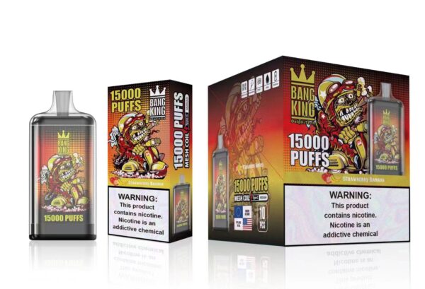 Bang King 15000 Puffs 0% 2% 3% 5% Nicotine Rechargeable Disposable Vape Wholesale - ChaseVape - 15