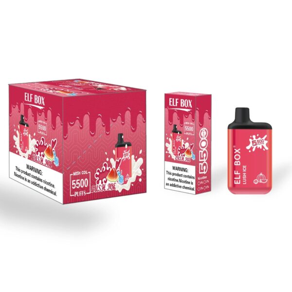 ELF BOX 5500 Disposable Vape 5500 Puffs Authentic E Cigarette Pen Wholesale - ChaseVape - 9