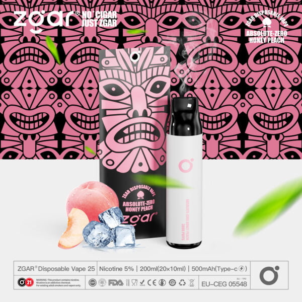 ZGAR ZG25 3000 Puffs 5% nikotin újratölthető eldobható Pod nagykereskedelem - ChaseVape - 21