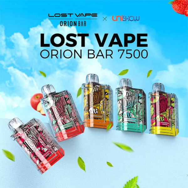 Lost Vape Orion Bar 7500 Puffs 5% Nicotine Rechargeable Disposable Vape Wholesale - ChaseVape - 1