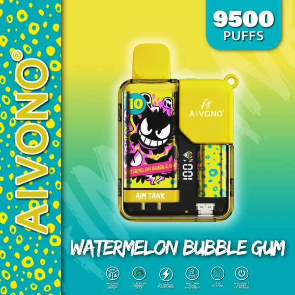 AIVONO AIM TANK 9500 Puffs 0% 2% 3% 5% Caneta Vapes descartáveis ​​recarregáveis ​​com baixa nicotina em massa Compre no atacado - ChaseVape - 13