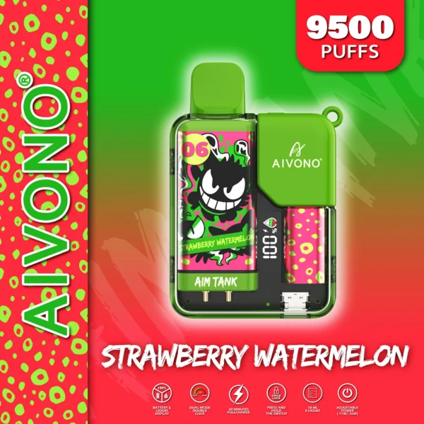 AIVONO AIM TANK 9500 Puffs 0% 2% 3% 5% Caneta Vapes descartáveis ​​recarregáveis ​​com baixo teor de nicotina em massa Compre no atacado - ChaseVape - 15