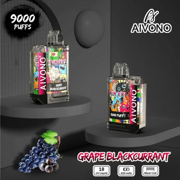 AIVONO AIM XXL 9000 Puffs 0% 2% 3% 5% Caneta Vapes descartáveis ​​recarregáveis ​​com baixa nicotina em massa Comprar no atacado - ChaseVape - 3