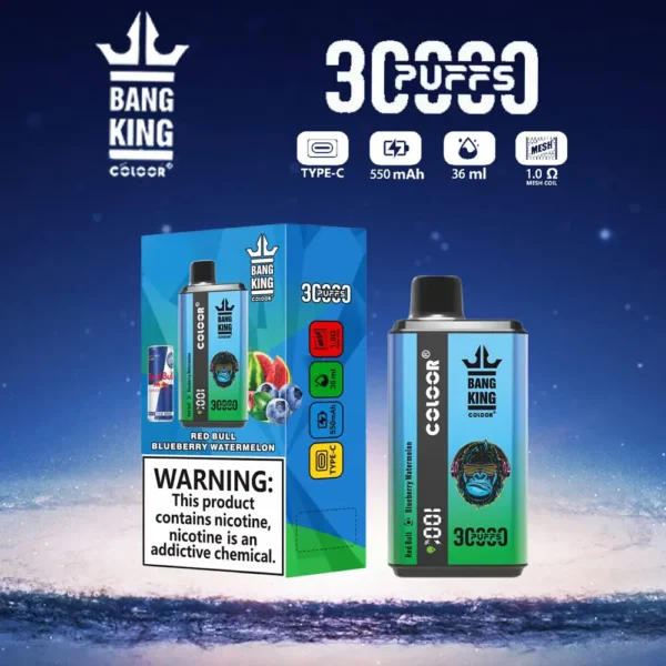 Bang King 30000 Puffs Double Flavour 0% 2% 3% 5% Nikotinarm, wiederaufladbar, Einweg-Vapes, Pen, Großpackung, Großhandel kaufen – ChaseVape – 2