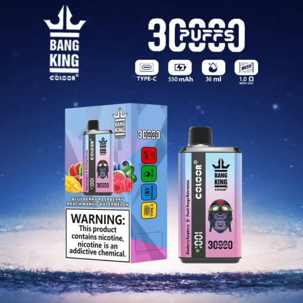 Bang King 30000 Puffs Double Flavour 0% 2% 3% 5% Nikotinarm, wiederaufladbar, Einweg-Vapes, Pen, Großpackung, Großhandel kaufen – ChaseVape – 7