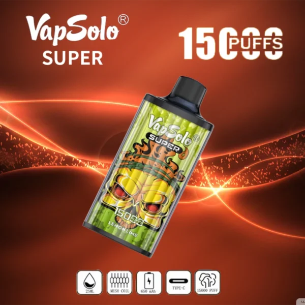 Vapsolo Super 15000 Puffs 2% 5% Niska zawartość nikotyny luzem Kup akumulatorowe jednorazowe pióra Vapes Hurtowo - ChaseVape - 4