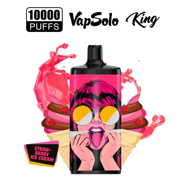 Vapsolo King 10000 Puffs 2% 5% Low Nicotine Rechargeable Disposable Vapes Pen Bulk Buy Wholesale - ChaseVape - 14