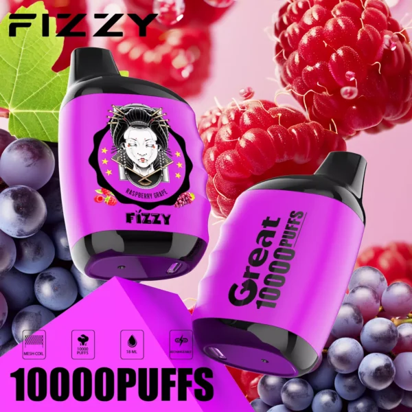 Fizzy Great 10000 Puffs 2% 5% Low Nicotine Rechargeable Disposable Vapes Pen Bulk Buy Wholesale - ChaseVape - 5