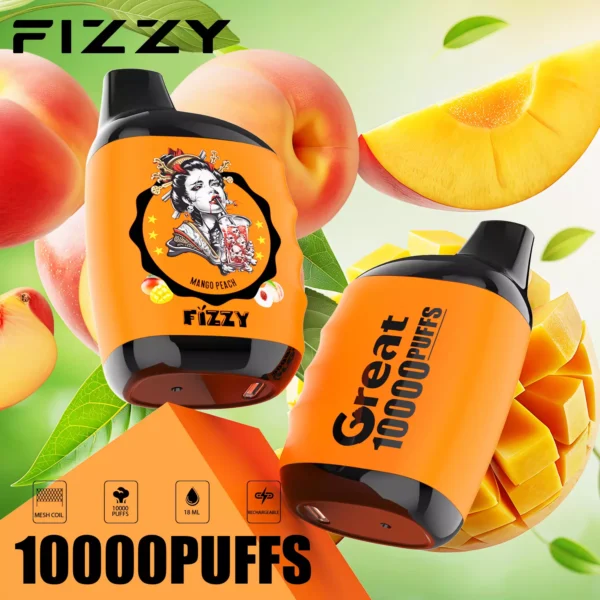 Fizzy Great 10000 Puffs 2% 5% Low Nicotine Rechargeable Disposable Vapes Pen Bulk Buy Wholesale - ChaseVape - 7