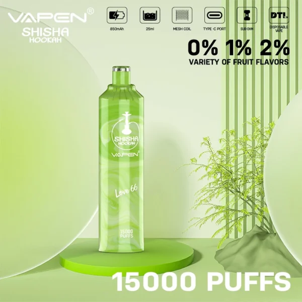 VAPEN Shisha Hookah 15000 Puffs 0% 2% Alacsony nikotintartalmú, újratölthető, eldobható Vapes Pen tömeges vásárlás Nagykereskedelmi - ChaseVape - 6