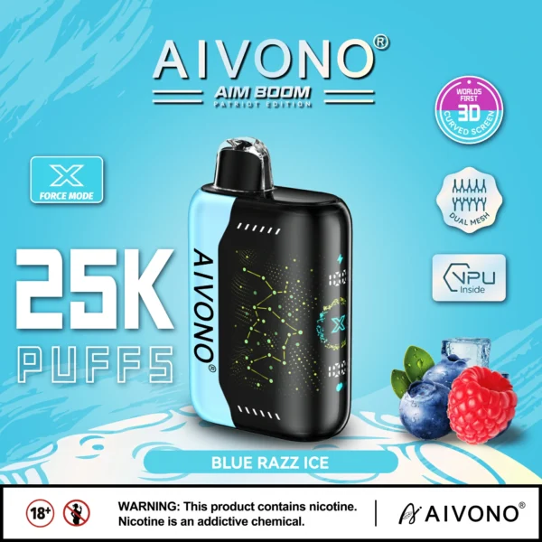 AIVONO AIM BOOM 25000 Puffs Dual Mesh Digital Screen 0% 2% 3% 5% Nikotinarm, wiederaufladbar, Einweg-Vapes, Pen, Großpackung, Großhandel kaufen – ChaseVape – 6