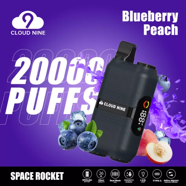 CLOUD NINE D33 20000 Puffs Dual Mesh Immersive Screen 5% Nikotinarm, wiederaufladbar, Einweg-Vapes, Pen, Großpackung, Großhandel kaufen – ChaseVape – 3