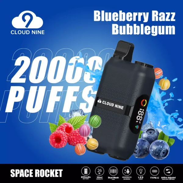 CLOUD NINE D33 20000 Puffs Dual Mesh Immersive Screen 5% Nikotinarm, wiederaufladbar, Einweg-Vapes, Pen, Großpackung, Großhandel kaufen – ChaseVape – 5