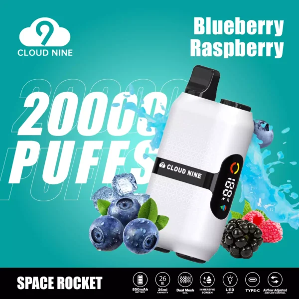 CLOUD NINE D33 20000 Puffs Dual Mesh Immersive Screen 5% Nikotinarm, wiederaufladbar, Einweg-Vapes, Pen, Großpackung, Großhandel kaufen – ChaseVape – 6