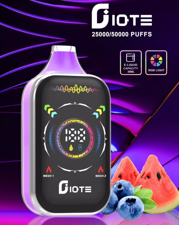 IQTE 50000 Puffs Dual Mesh RGB Vollbild 0% 2% 5% Nikotinarm, wiederaufladbar, Einweg-Vapes, Pen, Großpackung, Großhandel kaufen – ChaseVape – 3