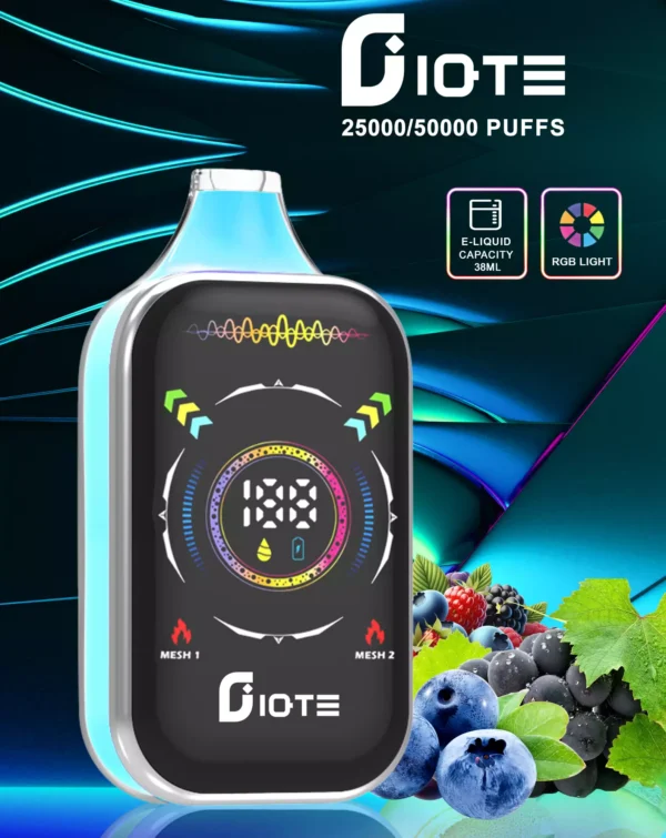 IQTE 50000 Puffs Dual Mesh RGB Vollbild 0% 2% 5% Nikotinarm, wiederaufladbar, Einweg-Vapes, Pen, Großpackung, Großhandel kaufen – ChaseVape – 6