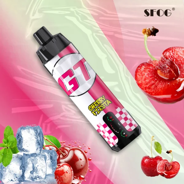 SFOG GT BAR 15000 Puffs SHISHA Smart Display 0.5% Low Nicotine Rechargeable Disposable Vapes Pen Bulk Buy Wholesale - ChaseVape - 8