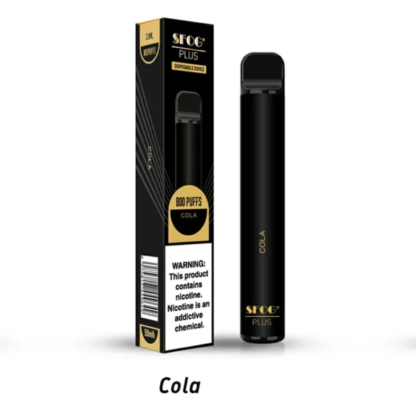 SFOG PLUS 800 Puffar 2% 3% 5% Uppladdningsbara engångsvapes med låg nikotinhalt Penna Bulk Köp Partihandel - ChaseVape - 6