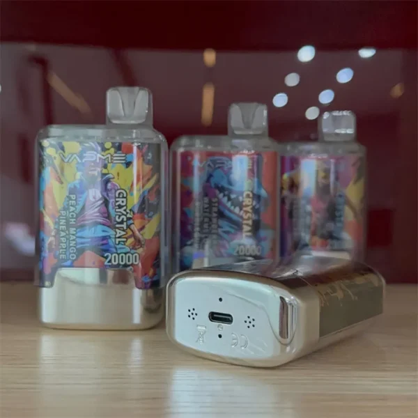 VAPME Crystal 20000 Puffs Ecran digital cu aromă dublă 2% Stilo vape reîncărcabil de unică folosință cu conținut scăzut de nicotină Cumpărați cu ridicata - ChaseVape - 8