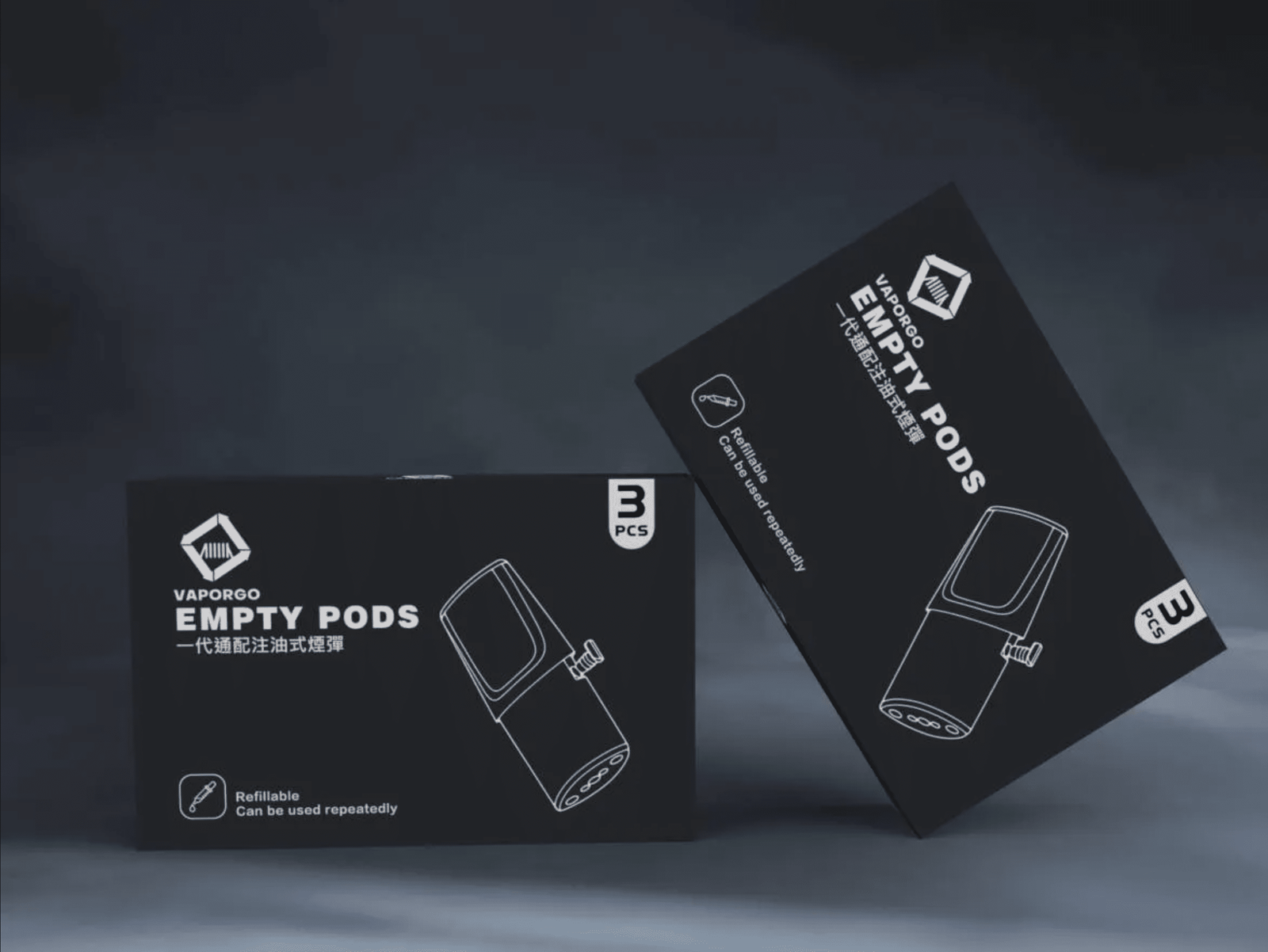 LANA 2ml空倉彈3入組｜兼容RELX、SP2等多品牌｜可重複加油｜一代主機適用-1